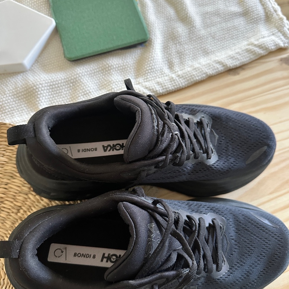 Hoka Bondi Men's Black Running Shoes